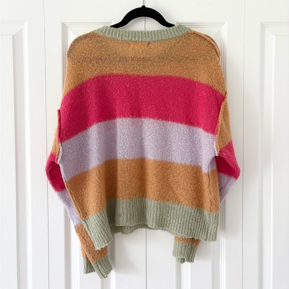 By Together Colorful Stripe Sweater - Picture 2 of 4